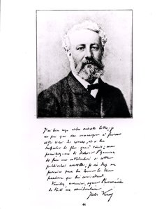 Retrato de Jules Verne (1828-1905) de French Photographer